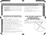 Preview for 2 page of Master Chef FP9045BK-UL Instruction Manual