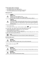 Preview for 14 page of Master Cut CJF-1001A Operating Instructions Manual