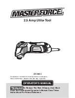 Preview for 1 page of Master-force 241-0854 Operator'S Manual