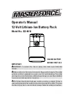 Master Forge 252-8016 Operator'S Manual preview