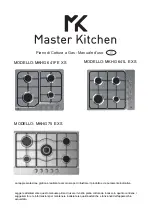 MASTER KITCHEN MKHG 641F E XS User Manual preview