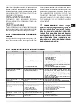 Preview for 36 page of Master BV 310FS User And Maintenance Book