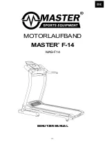 Preview for 71 page of Master F-14 Owner'S Manual