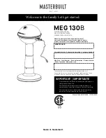 Masterbuilt MEG 130B User Manual preview