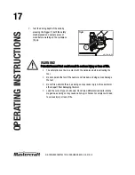 Preview for 17 page of MasterCraft 058-8191-0 Instruction Manual