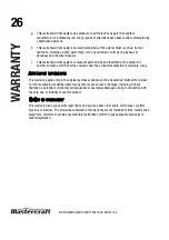 Preview for 27 page of MasterCraft 058-9312-8 Instruction Manual