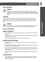 Preview for 5 page of MasterCraft 060-1350-6 Instruction Manual