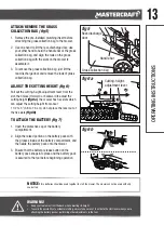 Preview for 13 page of MasterCraft 060-1350-6 Instruction Manual