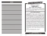 Preview for 10 page of MasterForce 207-1508 Operator'S Manual