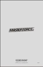 Preview for 11 page of MasterForce 207-1508 Operator'S Manual