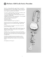 Preview for 5 page of Masterlock ProSeries 6121 Technical Manual