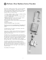 Preview for 11 page of Masterlock ProSeries 6121 Technical Manual