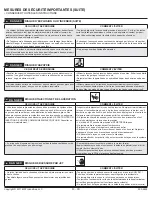 Preview for 20 page of MAT Industries PWFC132600 Operation Manual