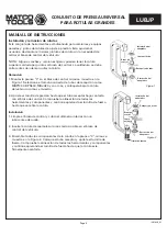 Preview for 4 page of Matco Tools LUBJP Instruction Manual