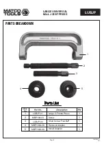 Preview for 7 page of Matco Tools LUBJP Instruction Manual