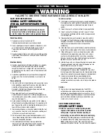 Preview for 2 page of Matco Tools MCL144GG Operating Instructions Manual