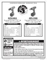 Preview for 9 page of Matco Tools MPTL144DD Operating Instructions, Warning Information, Parts Breakdown