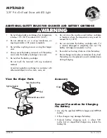 Preview for 3 page of Matco Tools MPTL96DD Operating Instructions Manual