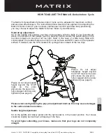 Preview for 9 page of Matrix Fitness IC-MXSB-01 Manual