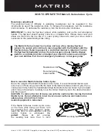 Preview for 12 page of Matrix Fitness IC-MXSB-01 Manual