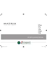 Matrix Fitness S3x Owner'S Manual preview