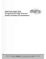 Matrix MFC500 Manual For Installation, Use And Maintenance preview