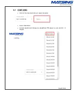 Preview for 8 page of Matsing MS-12.6DB180 Operation Manual