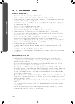 Preview for 4 page of Matsui M100WM10E Installation And Instruction Manual