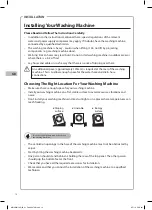 Preview for 10 page of Matsui M612WM16G Installation And Instruction Manual