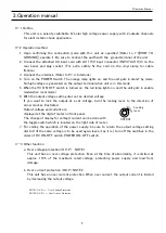 Preview for 11 page of Matsusada EC Series Instruction Manual