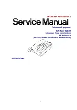 Matsushita Electric KM40108849C3 Service Manual preview