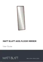 Preview for 1 page of Matt Blatt AXEL MBAXELMIRAA User Manual