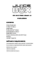 Preview for 1 page of Mattel Juice Box Instructions Manual