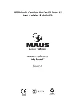 Preview for 8 page of MAUS XTIN GRAND Instruction Manual