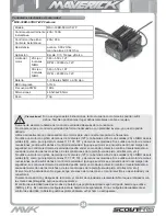 Preview for 34 page of Maverick SCOUT RC Instruction Manual