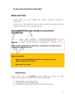 Preview for 17 page of Maverix USA border cross User Manual