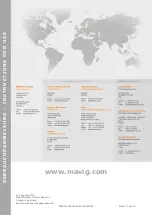 Preview for 17 page of MAVIG UT 60 Series Instructions For Use Manual