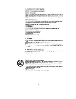 Preview for 15 page of Max SN890CH/28 Operating And Maintenance Manual