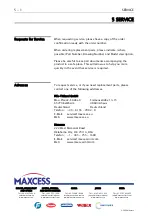 Preview for 20 page of Maxcess SE-46C Commissioning Manual