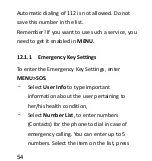 Preview for 54 page of Maxcom MM823 User Manual