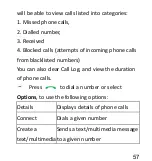 Preview for 57 page of Maxcom MM823 User Manual