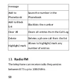 Preview for 58 page of Maxcom MM823 User Manual