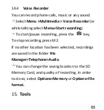 Preview for 65 page of Maxcom MM823 User Manual