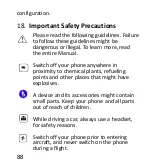 Preview for 88 page of Maxcom MM823 User Manual