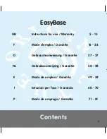 Preview for 2 page of Maxi-Cosi EasyBase Instructions For Use Manual