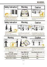 Preview for 4 page of Maxima ML4030B User Manual