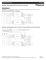 Preview for 2 page of MaxLite PhotonMax PH Series Operating Instructions