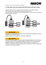 Preview for 25 page of Maxon GPC X1-LD User Manual