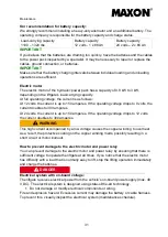 Preview for 35 page of Maxon GPC X1-LD User Manual