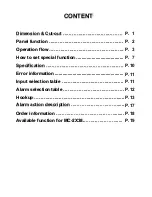 Preview for 2 page of MAXTHERMO MC-2438 Operation Manual